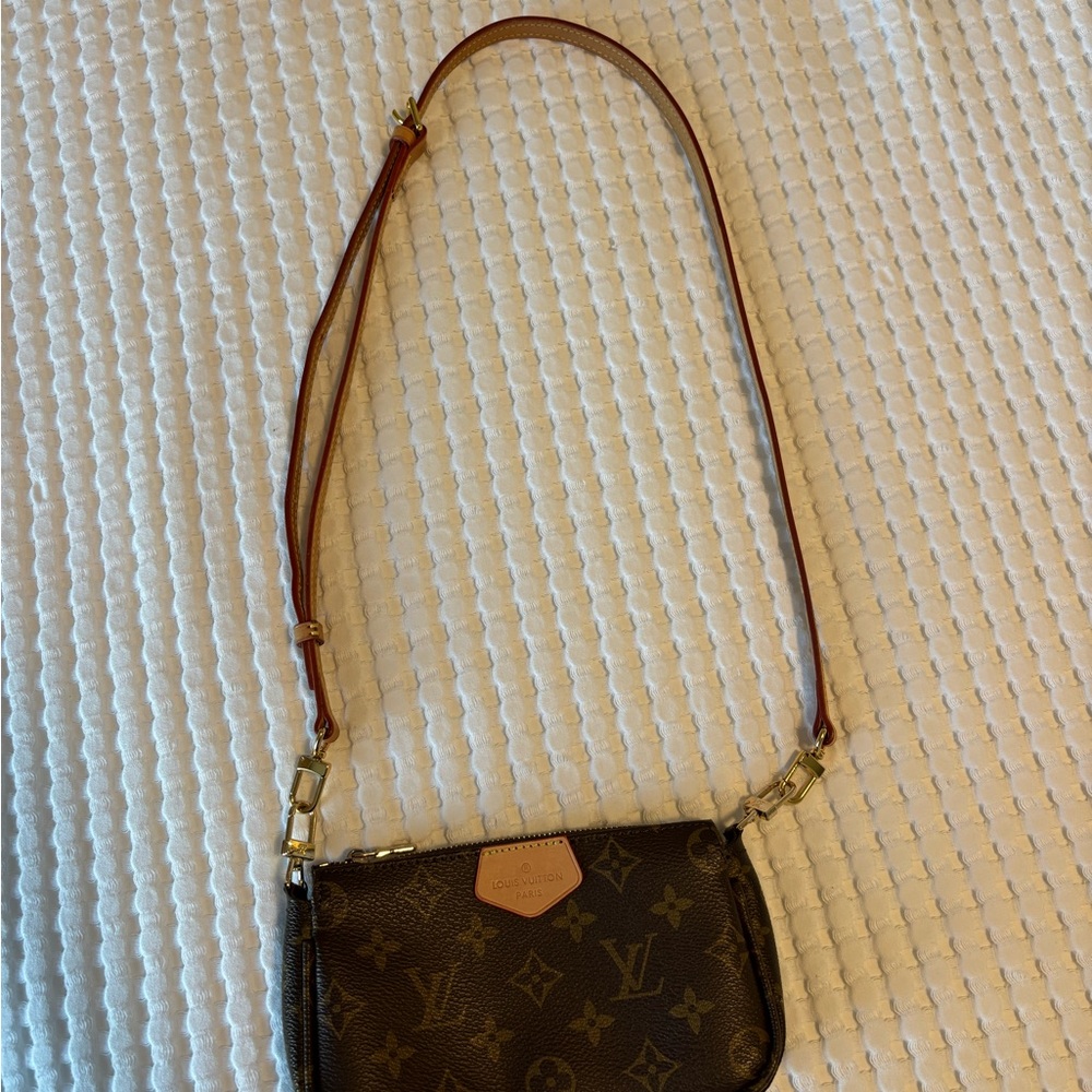 Brown Monogram Crossbody Bag